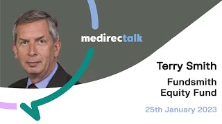 medirectalk 25 January 2023 Terry Smith  Fundsmith Equity Fund [upl. by Wallie]