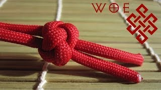 How to Tie the Ideal Paracord Lanyard Knot Two Strand Diamond Knot [upl. by Mireielle]