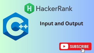 Input and Output in hackerrank using c  c problem solving  coding community coding coder [upl. by Nnanerak]