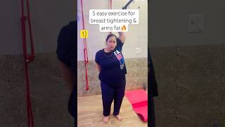 5 exercise for breast reduction amp arms🔥shorts trending youtubeshorts workout breast ytshorts [upl. by Freed]