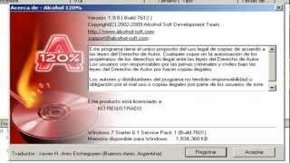 Como Descargar e Instalar Alcohol 120 Full [upl. by Elrahc165]