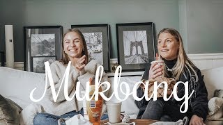 Five guys MUKBANG met Rosa Sofia 🍔🍟 Fleur Nijbacker [upl. by Avihs]