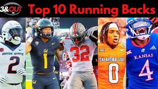 Top 10 Running Backs in College Football [upl. by Iahk]