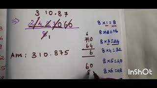 Short Division One Digit Method [upl. by Rosene]