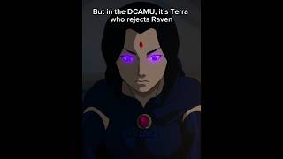 It’s very complicated between them 🫤  shorts teentitans dcamu raven terra [upl. by Lucila]