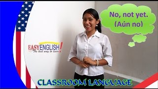 🚀EXPRESIONES UTILES EN EL SALON DE CLASES 🚀 Classroom Language 😎 EasyEnglishTv 🤗 [upl. by Kennard]