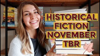 Historical Fiction Possibilities for Historathon  November TBR [upl. by Beore]