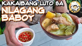 NILAGANG BABOY PORK NILAGA HINDI KA GANITO MAGNILAGA  OUTDOOR COOKING  KUSINERONG ARKITEKTO [upl. by Ecikram210]