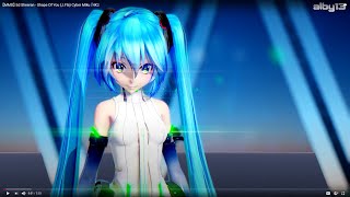 【MMD】 Ed Sheeran  Shape Of You JFla Cyber Miku 『4K』 [upl. by Compte317]