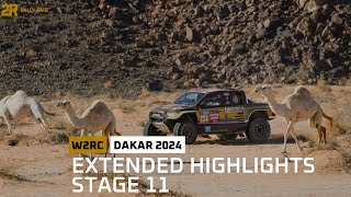 Extended Highlights  Stage 11  Dakar2024  W2RC [upl. by Yerdna]