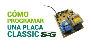 Cómo programar una Placa SEG Classic para portones corredizos [upl. by Ereveniug]