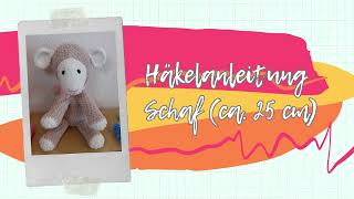 Amigurumi Schaf häkeln – SchrittfürSchritt Häkelanleitung 🐑🧶häkeln amigurumi häkelanleitung [upl. by Sherry875]