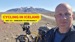 Iceland Bike Tour Day 23 Cycling Arbudir to Reykholt F35 Divide Route [upl. by Codding863]