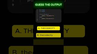 Guess the Output 🧠 Can You Solve This Python Challengepythonprogramming [upl. by Norehs607]