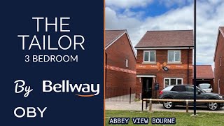 The Tailor 3 Bedroom showhome by Bellway homes  abbey view Bourne [upl. by Puto]