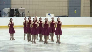 Orange Experience At Syracuse University  2016 Eastern Synchronized Skating Sectional Championships [upl. by Llegna]