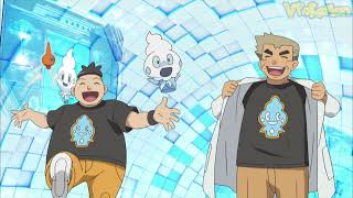 Vanillite attacks Professor Oak  Professor Oak Funny Moments [upl. by Bergerac]