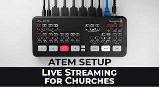 Setup the ATEM Mini Pro to Live Stream [upl. by Lassiter]