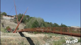 Sabato riapre la passerella ciclopedonale sul Senio a Borgo Rivola [upl. by Elohcim]