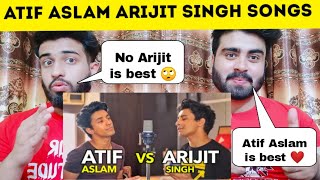 Arijit Singh Vs Atif Aslam WHOS BEST Reaction ByPakistani Bros Reactions [upl. by Dempster]