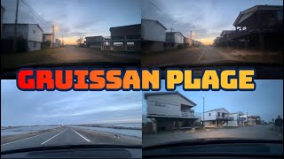 GRUISSAN PLAGE DES CHALETS SUR PILOTIS EN VOITURE ROADTRIP VLOG TOURISME [upl. by Heymann]