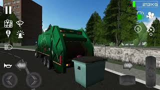 Trash Truck Simulator Gameplay [upl. by Merilyn]