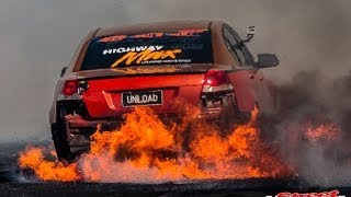 Massive UNLOAD Fire at Summernats 27 [upl. by Anairotciv]