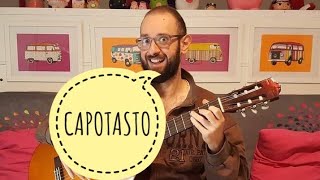 Come si usa il CAPOTASTO  lezioni di chitarra  principianti [upl. by Abran497]