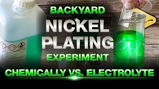 Nickelplating backyard DIY experiment  Chemically vs Electrolyte [upl. by Aven]