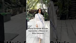 María Fernanda Beltrán está lista para representar a México en MissUniversoXAzteca ✨shorts [upl. by Lisandra]