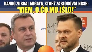 Danko ZDRBAL Migaľa ktorý zablokoval parlament Viem o čo mu išlo [upl. by Humfrid247]