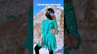 First snow❄️snow winterwonderland himachal trendingshorts viralshorts explorepage shorts [upl. by Ezar]