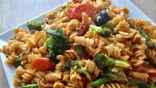 The best Vegetarian Pasta Veggie Pasta [upl. by Wallie73]