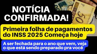 👉A 1ª Folha de Pagamentos do INSS para 2025 começa a ser fechada Hoje 09122024 [upl. by Llenwahs]