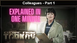 Colleagues Part 1 EScape From Tarkov Under A minute Guide Shoreline Therapist eft [upl. by Madelon844]