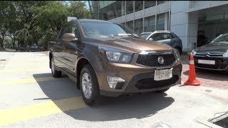 2012 Ssangyong Actyon Sports StartUp and Full Vehicle Tour [upl. by Sianna895]