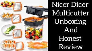 Nicer Dicer 5 in 1 Multicutter Honest Review  Vegetable Cutter  Does It Work  Maidas FoodTube [upl. by Plumbo]