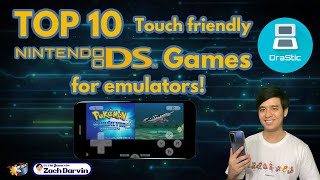 Top 10 Nintendo DS Games for Drastic Android Emulator  Touch Friendly [upl. by Sillihp658]