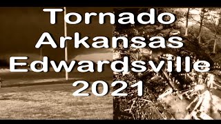 Tornado Arkansas 2021  Tornado Edwardsville 2021 Tornado Illinois 2021 Tornado Monette Manor 2021 [upl. by Aynosal352]