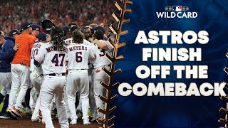 Comeback complete After trailing 73 in the 8th the Astros stun the Mariners with two late homers [upl. by Weixel993]