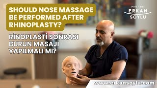 Rinoplasti Sonrası Burun Masajı Yapılmalı Mı  Should Nose Massage Be Performed After Rhinoplasty [upl. by Enelad230]