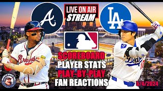 Los Angeles Dodgers vs Atlanta Braves ⚾ MLB 🟢 LIVE STREAM [upl. by Faires]