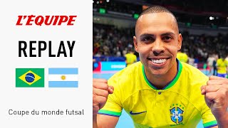 Coupe du monde Futsal 2024  Le replay intégral de BrésilArgentine [upl. by Anoy]