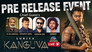 Kanguva Pre Release Event LIVE  Suriya  SS Rajamouli  Boyapati Srinu  NTVENT [upl. by Enirol]