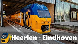 Zonsopkomst tegemoet  Intercity Heerlen  Eindhoven Centraal VIRM [upl. by Annaeiluj]