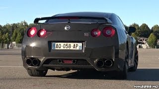 Nissan GTR R35 Milltek Non Resonated Exhaust Sound [upl. by Hallvard26]