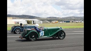 HIGHLIGHTS from the 2019 VSCCA Cootamundra Sprints [upl. by Ilesara]