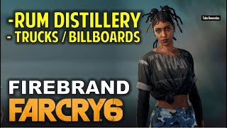 Firebrand Attack Marquessa Rum Distillery and Destroy Marias Trucks amp Billboards  FAR CRY 6 [upl. by Ygiaf]