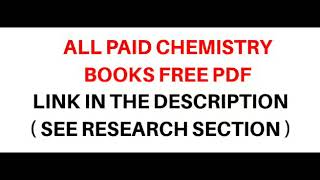 CHEMISTRY BOOKS FREE PDF [upl. by Belier191]