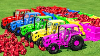 BIG TRANSPORT PEPPERS WITH URSUS TRACTORS Farming Simulator 22 [upl. by Chatterjee]